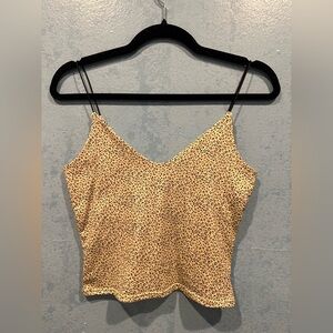Gaze Leopard Print Camisole with Spaghetti Straps